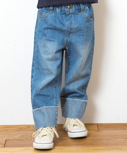 apres les cours（アプレレクール）の「LEEデニムパンツ（デニムパンツ・キッズ・ブルー/ネイビー・140/90/100/120/110/130）」の2枚目の写真