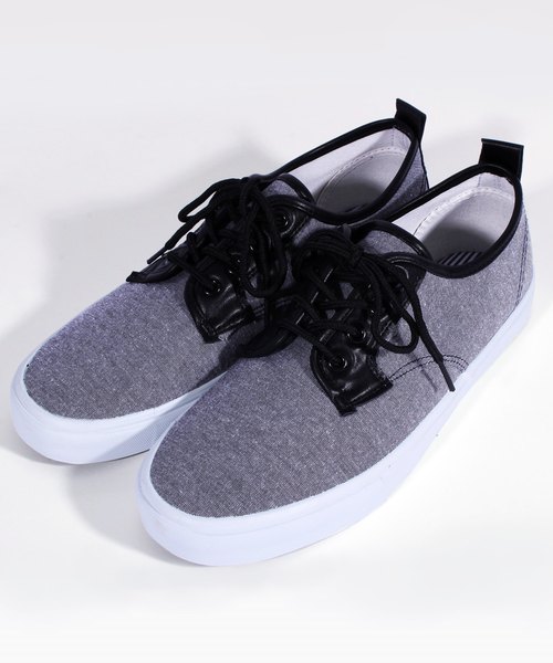 ８(eight)（エイト）の「ローカット デニム スニーカー （スニーカー・メンズ・インディゴブルー/グレー/ブラック/カーキ・26.5cm/25.5cm/27.0cm/25.0cm/28.0cm/26.0cm）」の3枚目の写真