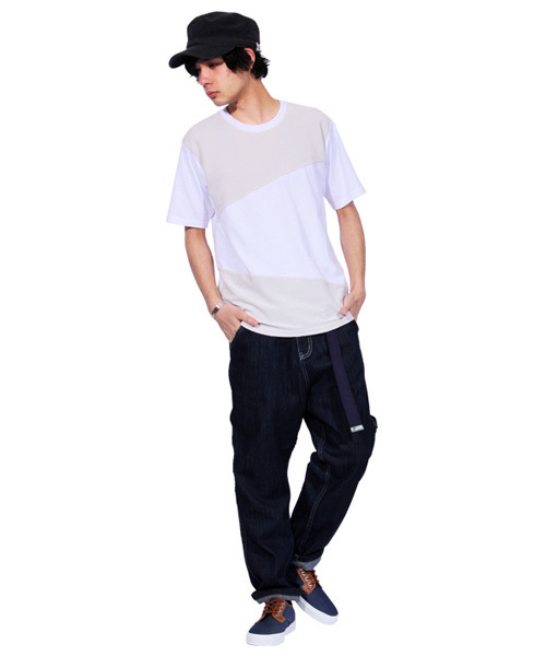 ８(eight)（エイト）の「ローカット デニム スニーカー （スニーカー・メンズ・インディゴブルー/グレー/ブラック/カーキ・26.5cm/25.5cm/27.0cm/25.0cm/28.0cm/26.0cm）」の6枚目の写真