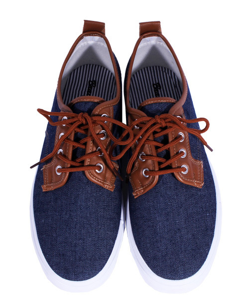 ８(eight)（エイト）の「ローカット デニム スニーカー （スニーカー・メンズ・インディゴブルー/グレー/ブラック/カーキ・26.5cm/25.5cm/27.0cm/25.0cm/28.0cm/26.0cm）」の7枚目の写真
