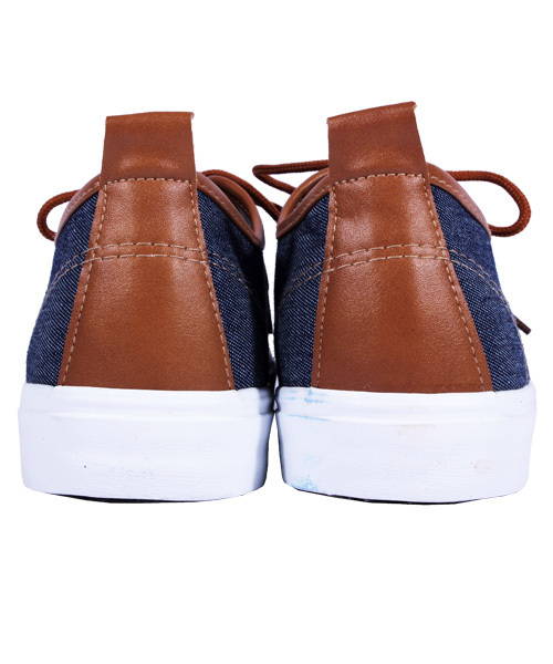 ８(eight)（エイト）の「ローカット デニム スニーカー （スニーカー・メンズ・インディゴブルー/グレー/ブラック/カーキ・26.5cm/25.5cm/27.0cm/25.0cm/28.0cm/26.0cm）」の10枚目の写真