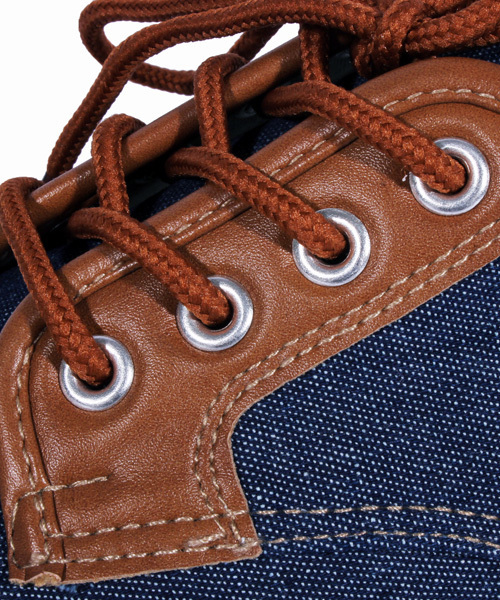 ８(eight)（エイト）の「ローカット デニム スニーカー （スニーカー・メンズ・インディゴブルー/グレー/ブラック/カーキ・26.5cm/25.5cm/27.0cm/25.0cm/28.0cm/26.0cm）」の14枚目の写真