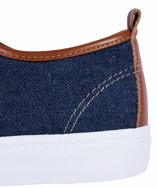 ８(eight)（エイト）の「ローカット デニム スニーカー （スニーカー・メンズ・インディゴブルー/グレー/ブラック/カーキ・26.5cm/25.5cm/27.0cm/25.0cm/28.0cm/26.0cm）」の16枚目の写真