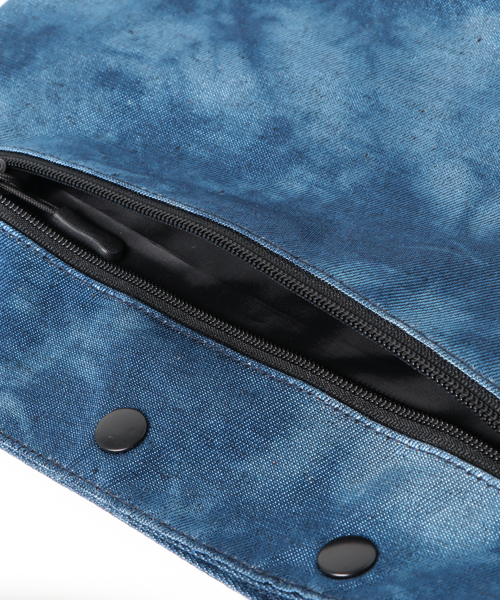 WEGO（ウィゴー）の「WEGO/スクエアサコッシュ（ショルダーバッグ・メンズ・ブラック/その他1/杢グレー・FREE）」の6枚目の写真