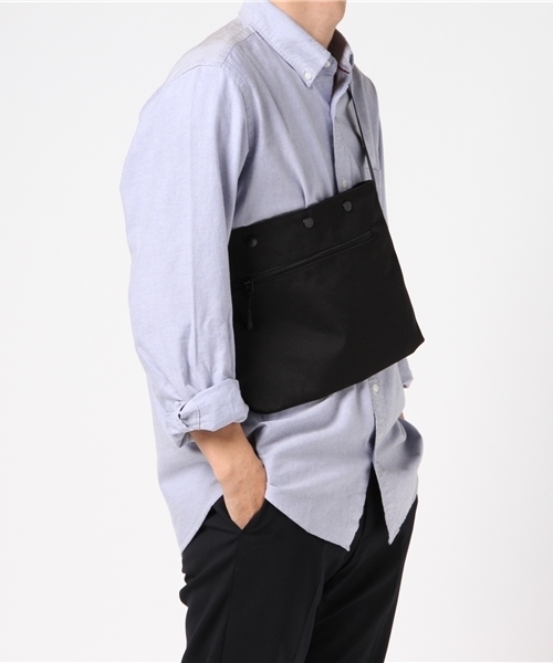 WEGO（ウィゴー）の「WEGO/スクエアサコッシュ（ショルダーバッグ・メンズ・ブラック/その他1/杢グレー・FREE）」の8枚目の写真