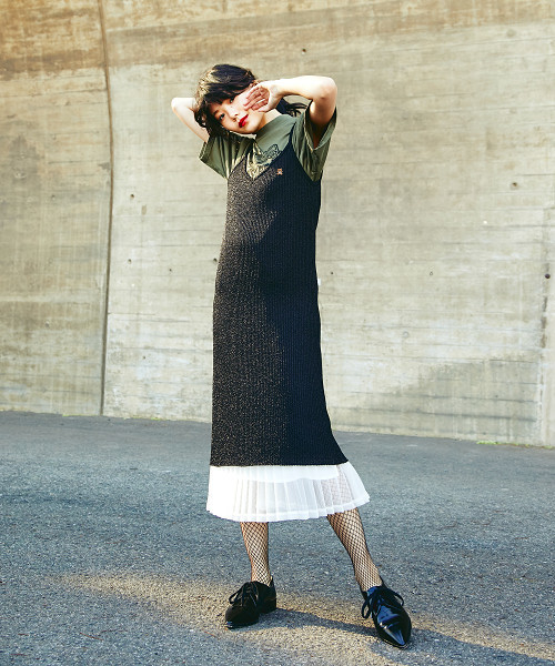 ヒステリックグラマー ヒステリックガール Tシャツ ロング ミニワンピ