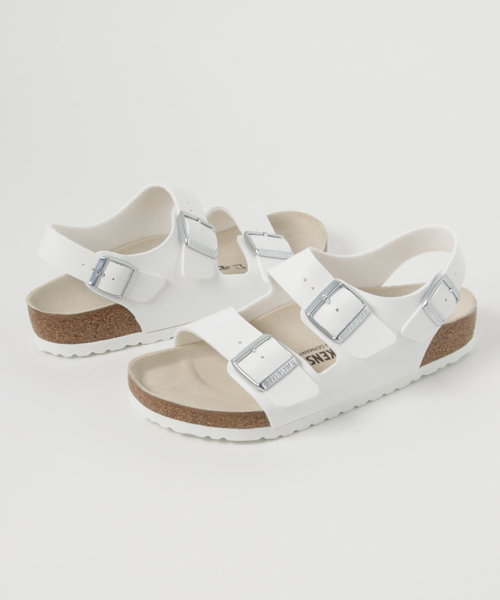 BIRKENSTOCK（ビルケンシュトック）の「BIRKENSTOCK Milano Birko Flor ビルケンシュトック ミラノ サンダル（サンダル・メンズ・ダークブラウン/ホワイト/ブルー/ブラック・26.0cm/26.5cm/25.0cm/27.0cm/28.0cm/22.5cm/24.5cm/23cm/24cm）」の2枚目の写真