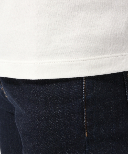 GLOBAL WORK（グローバルワーク）の「スーピマ2WAYネックプルオーバー8分袖/761821（Tシャツ/カットソー・レディース・ホワイト/パープル/ブラック/ピンク/グレー・LARGE/SMALL/MEDIUM）」の12枚目の写真