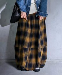 antiqua | チェックコクーンスカート(スカート)