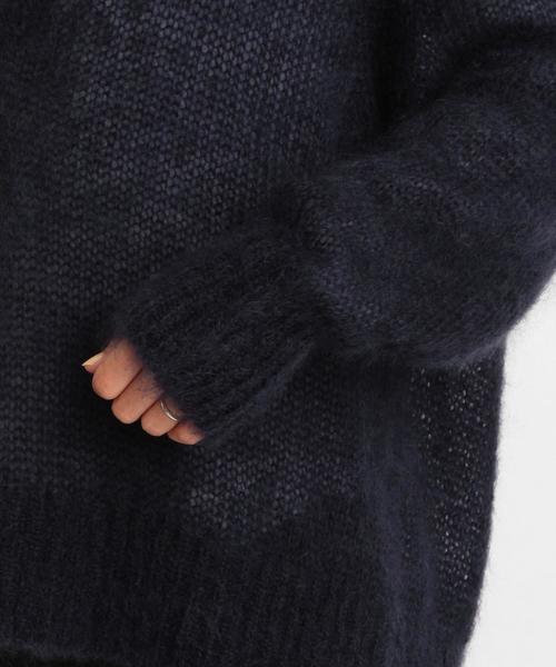 BEAUTY&YOUTH UNITED ARROWS(ビューティーアンドユースユナイテッドアローズ)の「BY∴ モヘアVネックニット ◆(ニット/セーター・レディース・オフホワイト/ネイビー/パープル/イエロー・FREE)」の12枚目の写真