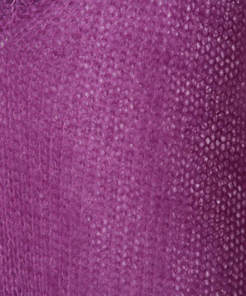 BEAUTY&YOUTH UNITED ARROWS(ビューティーアンドユースユナイテッドアローズ)の「BY∴ モヘアVネックニット ◆(ニット/セーター・レディース・オフホワイト/ネイビー/パープル/イエロー・FREE)」の8枚目の写真