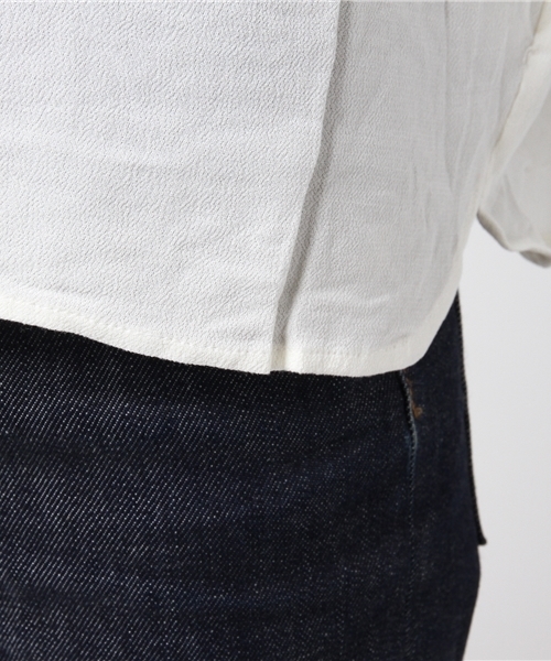 niko and...（ニコアンド）の「レーヨンフロント花刺繍ブラウス（シャツ/ブラウス・レディース・オフホワイト/ブラック/グリーン・LARGE/MEDIUM）」の8枚目の写真