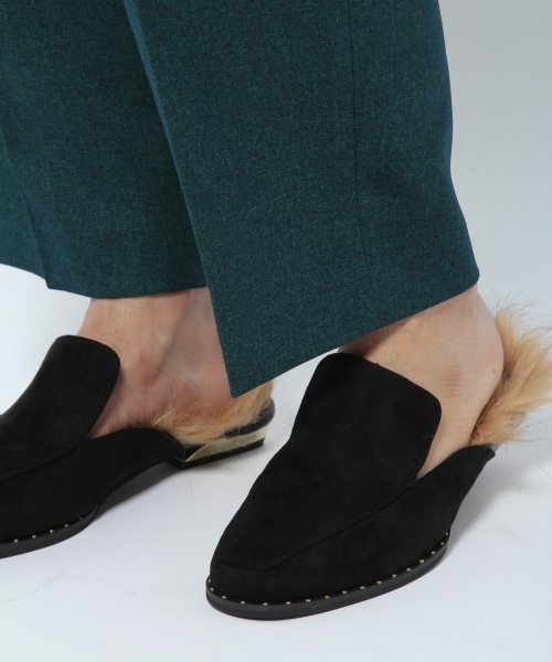 laboratory work（ラボラトリーワーク）の「ハイウエスト2タックテーパードパンツ（その他パンツ・レディース・ブラック/イエロー/グリーン・MEDIUM）」の11枚目の写真