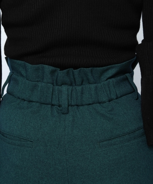 laboratory work（ラボラトリーワーク）の「ハイウエスト2タックテーパードパンツ（その他パンツ・レディース・ブラック/イエロー/グリーン・MEDIUM）」の12枚目の写真