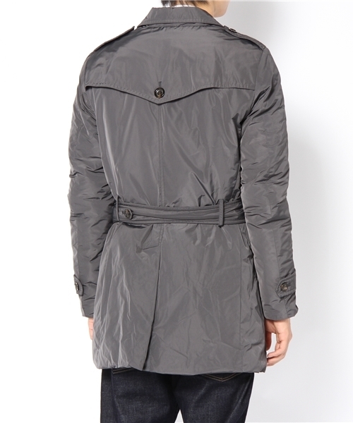 BRILLA per il gusto(ブリッラペルイルグースト)の「PAOLO PECORA / ナイロントレンチコート(トレンチコート・メンズ・ブラック系その他/ベージュ・46/48/50)」の4枚目の写真