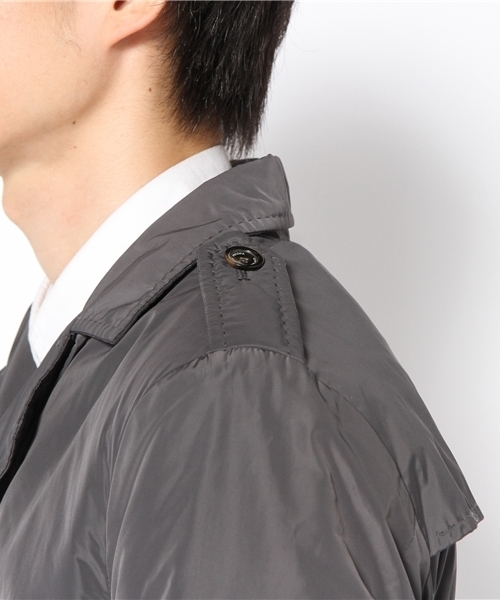 BRILLA per il gusto(ブリッラペルイルグースト)の「PAOLO PECORA / ナイロントレンチコート(トレンチコート・メンズ・ブラック系その他/ベージュ・46/48/50)」の7枚目の写真