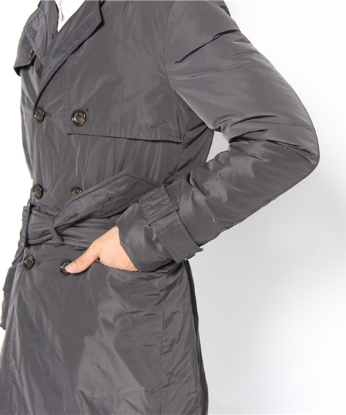 BRILLA per il gusto(ブリッラペルイルグースト)の「PAOLO PECORA / ナイロントレンチコート(トレンチコート・メンズ・ブラック系その他/ベージュ・46/48/50)」の8枚目の写真