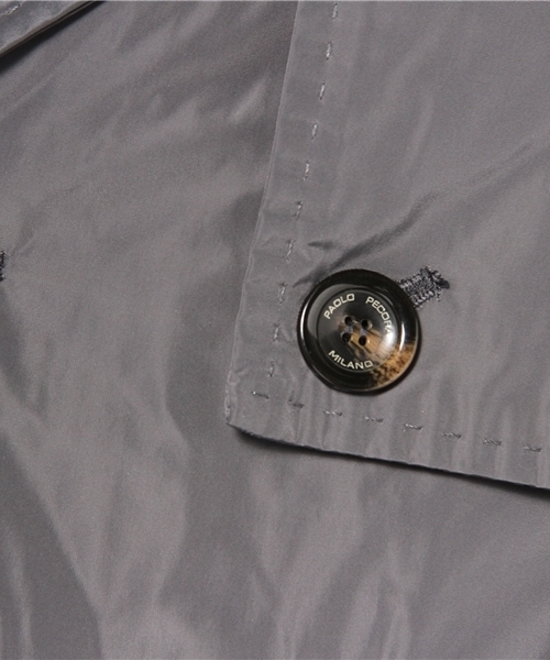 BRILLA per il gusto(ブリッラペルイルグースト)の「PAOLO PECORA / ナイロントレンチコート(トレンチコート・メンズ・ブラック系その他/ベージュ・46/48/50)」の10枚目の写真