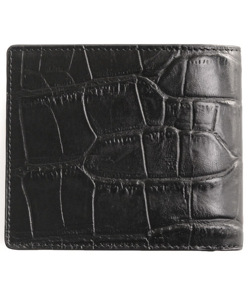 牛革レザークロコダイル型押しミニ折り財布（財布）｜Mia Borsa（ミアボルサ）