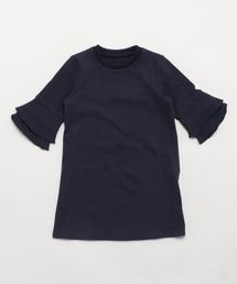 Catherine Cottage | フリル袖Iライン スウェットワンピース(ワンピース)