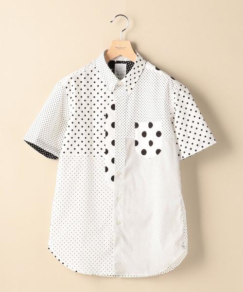 Jipijapa(ヒピハパ)の「【別注】<jipijapa(ヒピハパ)> DOT CRAZY SHIRT/シャツ ◆(シャツ/ブラウス・メンズ・ホワイト/ネイビー・MEDIUM/LARGE)」の12枚目の写真