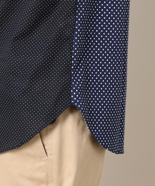 Jipijapa(ヒピハパ)の「【別注】<jipijapa(ヒピハパ)> DOT CRAZY SHIRT/シャツ ◆(シャツ/ブラウス・メンズ・ホワイト/ネイビー・MEDIUM/LARGE)」の5枚目の写真