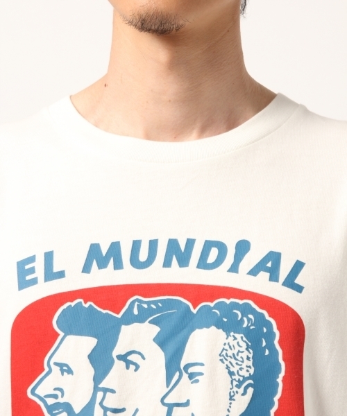 GLOBAL WORK（グローバルワーク）の「サッカージャンキーT/MENS/790257（Tシャツ/カットソー・メンズ・ホワイト/ブラック/グレー/レッド/その他3/ホワイト系その他・LARGE/X-LARGE/SMALL/MEDIUM）」の9枚目の写真