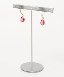 【lulugiraffe】ミニグラスチャームピアス