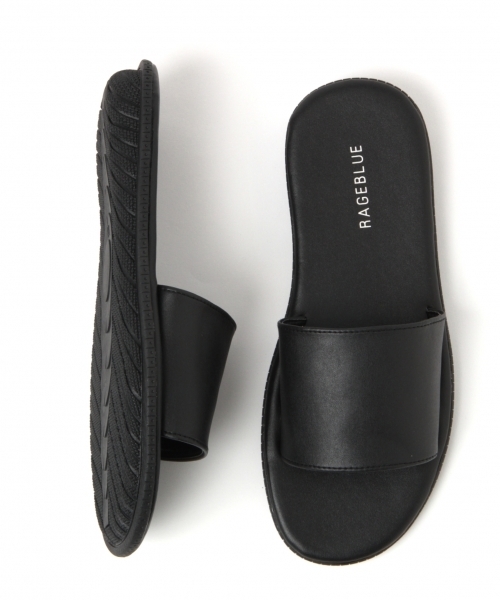 RAGEBLUE（レイジブルー）の「ワイドストラップサンダル/801894（サンダル・メンズ・ブラック/ダークブラウン/ベージュ系その他・MEDIUM/LARGE）」の2枚目の写真