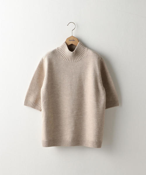 Steven Alan（スティーブンアラン）の「＜Steven Alan＞SOFT WOOL HIGH-NECK KNIT/プルオーバー（ニット/セーター・レディース・マスタード/ナチュラル/ブラック・FREE）」の10枚目の写真