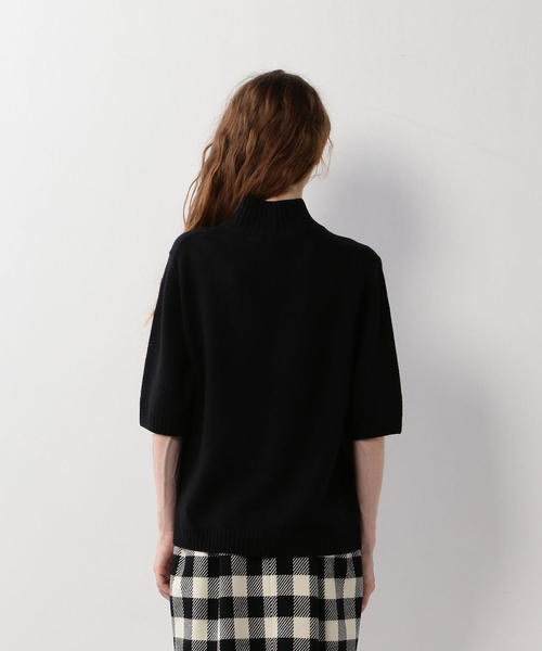 Steven Alan（スティーブンアラン）の「＜Steven Alan＞SOFT WOOL HIGH-NECK KNIT/プルオーバー（ニット/セーター・レディース・マスタード/ナチュラル/ブラック・FREE）」の8枚目の写真