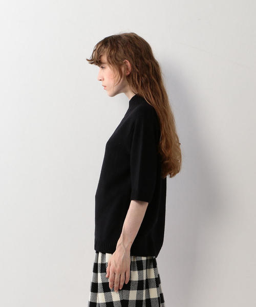 Steven Alan（スティーブンアラン）の「＜Steven Alan＞SOFT WOOL HIGH-NECK KNIT/プルオーバー（ニット/セーター・レディース・マスタード/ナチュラル/ブラック・FREE）」の19枚目の写真