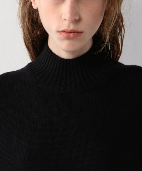 Steven Alan（スティーブンアラン）の「＜Steven Alan＞SOFT WOOL HIGH-NECK KNIT/プルオーバー（ニット/セーター・レディース・マスタード/ナチュラル/ブラック・FREE）」の17枚目の写真