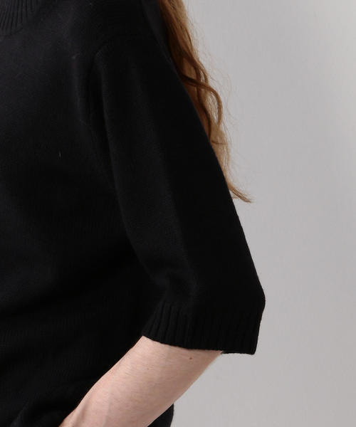 Steven Alan（スティーブンアラン）の「＜Steven Alan＞SOFT WOOL HIGH-NECK KNIT/プルオーバー（ニット/セーター・レディース・マスタード/ナチュラル/ブラック・FREE）」の16枚目の写真