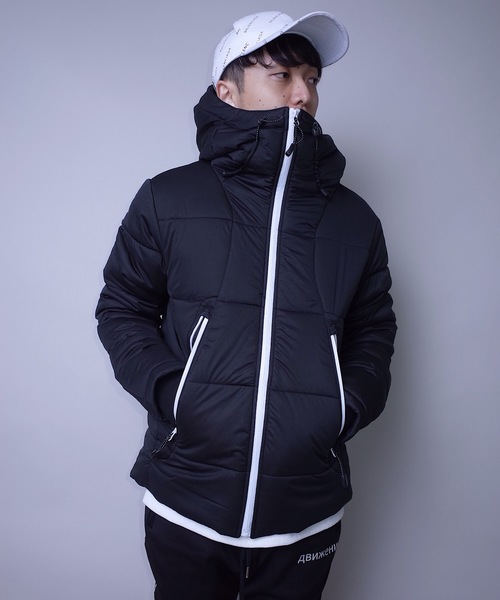 rovtski（ロフトスキー）の「ウインターテクニカル中綿ジャケット/WT TECH JKT（ダウンジャケット/コート・メンズ・ブラック/ネイビー/グレー/ワインレッド・MEDIUM/LARGE）」の2枚目の写真