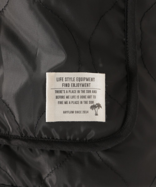 BAYFLOW(ベイフロー)の「キルトボアリバーシブルブルゾン 18AW(ブルゾン・メンズ・ブラック/カーキ/ベージュ・SMALL/MEDIUM/LARGE)」の6枚目の写真