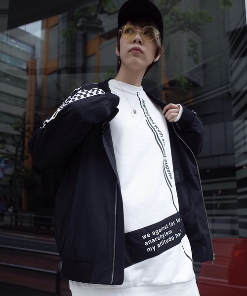 【ビッグシルエット】LEESMA CHECKERFLAG JERZY 【ビッグシルエット】LEESMA CHECKERFLAG JERZY