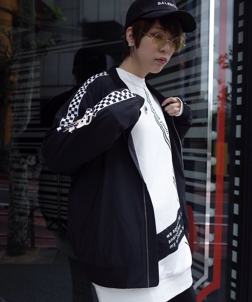 【ビッグシルエット】LEESMA CHECKERFLAG JERZY 【ビッグシルエット】LEESMA CHECKERFLAG JERZY