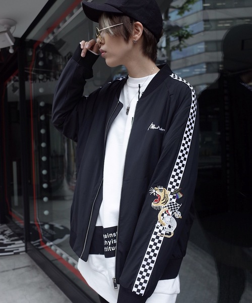 【ビッグシルエット】LEESMA CHECKERFLAG JERZY 【ビッグシルエット】LEESMA CHECKERFLAG JERZY