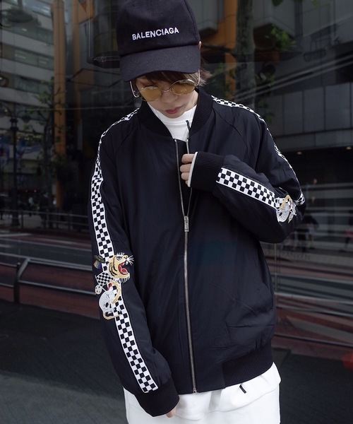 【ビッグシルエット】LEESMA CHECKERFLAG JERZY 【ビッグシルエット】LEESMA CHECKERFLAG JERZY