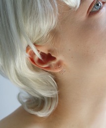 cui-cui（キュイキュイ）の「ゴールド メッシュ フープ ピアス | K10YG