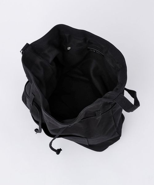 one after another NICE CLAUP（ワンアフターアナザーナイスクラップ）の「ロゴ入り巾着バッグ（ショルダーバッグ・レディース・オフホワイト/ブラック/アイボリー/パープル・FREE）」の11枚目の写真