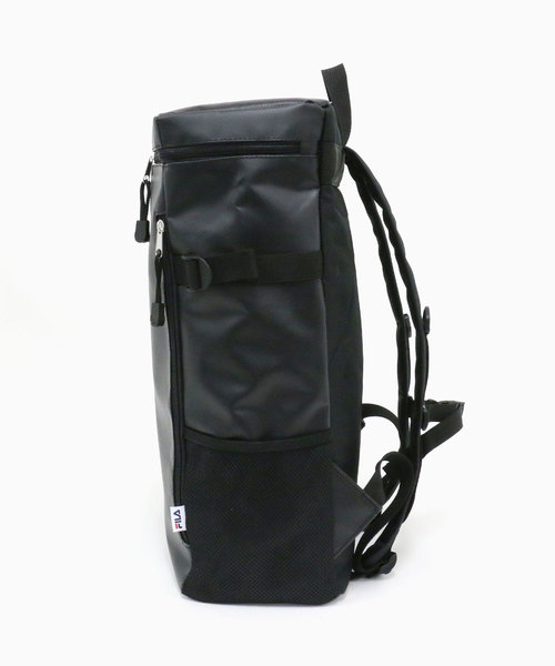 FILA(フィラ)の「FILA/フィラ 撥水ボックスバックパック リュック(バックパック/リュック・メンズ・ブラック/ネイビー/レッド/ブラック×グリーン・FREE)」の6枚目の写真