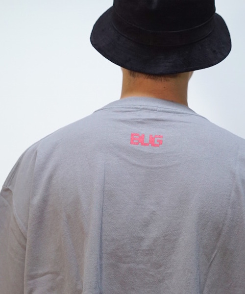 KAIKO(カイコー)の「KAIKO OBLONG T-SHIRT MARK(Tシャツ/カットソー・メンズ・ホワイト/チャコールグレー/ライトグレー/ライトパープル/レッド・S/M/L)」の8枚目の写真