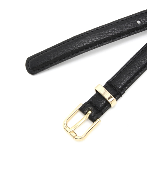 WEGO（ウィゴー）の「WEGO/フェイクレザー細ベルト（ベルト・レディース・ホワイト/ブラック/ネイビー/レッド・FREE）」の5枚目の写真