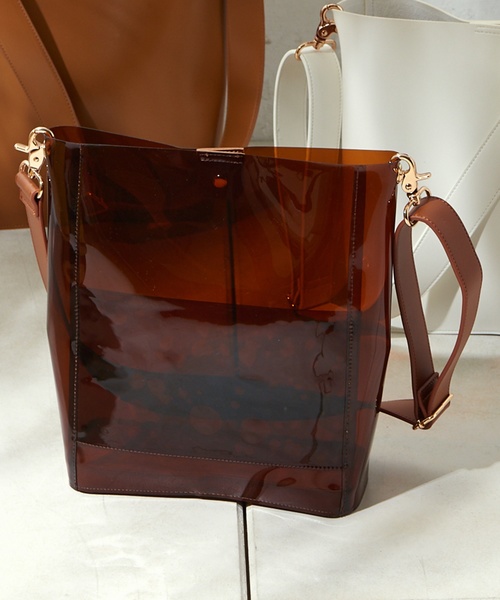 natural couture（ナチュラルクチュール）の「ワンハンドルトート（トートバッグ・レディース・ブラック/ホワイト/キャメル/ブラウン系その他・FREE）」の5枚目の写真