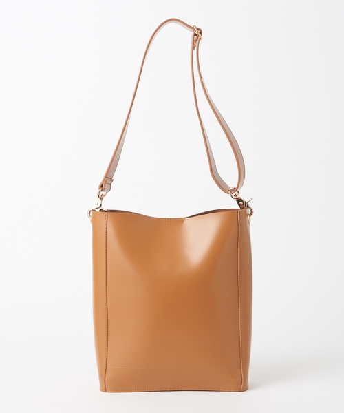 natural couture（ナチュラルクチュール）の「ワンハンドルトート（トートバッグ・レディース・ブラック/ホワイト/キャメル/ブラウン系その他・FREE）」の12枚目の写真