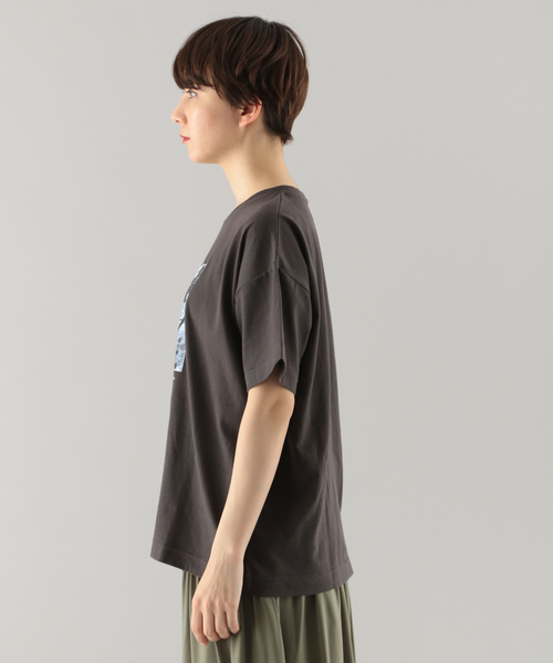 PAGEBOY（ページボーイ）の「NASAフォトTシャツ（Tシャツ/カットソー・レディース・オフホワイト/チャコール・FREE）」の6枚目の写真