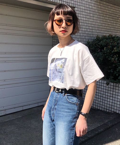 PAGEBOY（ページボーイ）の「NASAフォトTシャツ（Tシャツ/カットソー・レディース・オフホワイト/チャコール・FREE）」の15枚目の写真