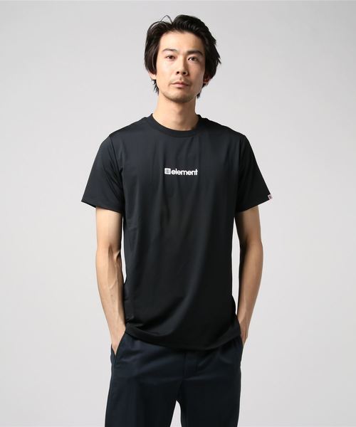 ELEMENT(エレメント)の「半袖Tシャツ ELEMENT LOGOAJ021-314(Tシャツ/カットソー・メンズ・ホワイト/ブラック・M/L)」の1枚目の写真